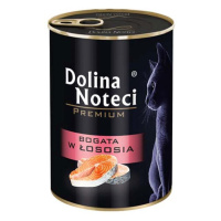 Dolina Noteci PREMIUM 400g bohaté na lososa pro kočky