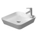 DURAVIT Cape Cod Umyvadlo na desku, 460x460 mm, bez přepadu, s otvorem pro baterii, DuraCeram, b