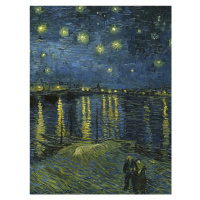 Obrazová reprodukce Starry night over the Rhône, Vincent van Gogh, 30 × 40 cm