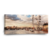 Sablio Obraz London eye - 110x50 cm