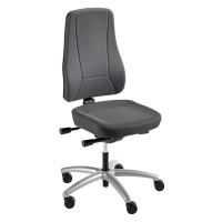 Prosedia Kancelářská otočná židle YOUNICO PRO, výška opěradla 660 mm, šedá
