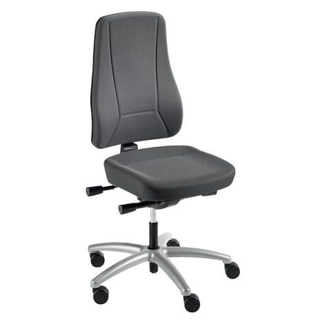 Prosedia Kancelářská otočná židle YOUNICO PRO, výška opěradla 660 mm, šedá