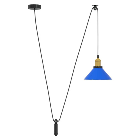 vidaXL Závěsné svítidlo nastavitelnou výškou E27 Ø22 cm metal