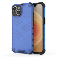 Pancéřované hybridní pouzdro Honeycomb pro iPhone 14 Plus modré