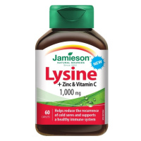 JAMIESON Lysin 1000mg se zinkem a vitamin C 60 tablet