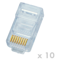 DATACOM Konektor RJ45 UTP 8p8c Cat5e 10ks (drát)