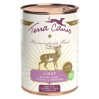 Terra Canis Light 6 x 400 g - Zvěřina Light s okurkou, broskví & pampeliškou