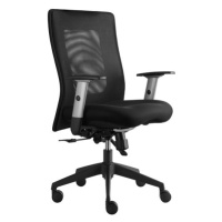 ALBA kancelářská židle LEXA s pevným PDH, područky, BLACK 27