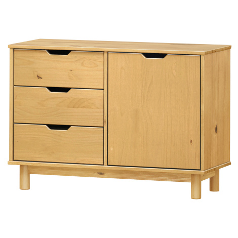Komoda 1 dveře + 3 zásuvky BONITO 2 vosk