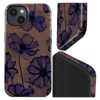 Stylové pouzdro Burga pro iPhone 15, módní case s květinami, obal s MagSafe