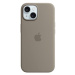 Apple iPhone 15 Silikonový kryt s MagSafe jílově šedý