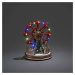 Konstsmide Christmas Stolní dekorace obří kolo, barevné LED a hudba