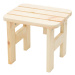 DEOKORK Masivní dřevěná zahradní stolička z borovice dřevo 32 mm