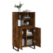 vidaXL Skříň highboard kouřový dub 60 x 36 x 110 cm kompozitní dřevo