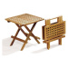 Texim PIKNIK - zahradní teakový skládací stolek