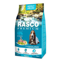 Granule RASCO Premium Adult jehně s rýží 3 kg