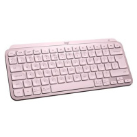 Logitech MX Keys Mini Minimalist Wireless Illuminated Keyboard, Rose - US INTL