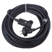 Černý prodlužovací kabel 20 m – EMOS