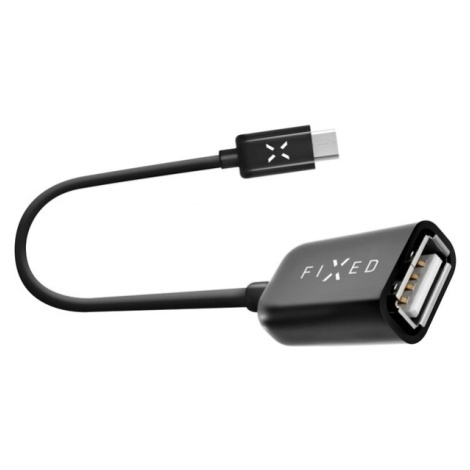 FIXED USB Type-C OTG adaptér pro mobilní telefony a tablety USB 2.0 FIXA-CTOA-BK Černá