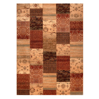 Koberec KASHQAI 4327 101 Patchwork terakota