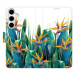 iSaprio flip pouzdro Exotic Flowers 02 pro Samsung Galaxy S24+