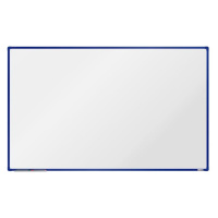 boardOK Bílá magnetická tabule s emailovým povrchem 200 × 120 cm, modrý rám