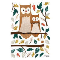 Arch samolepek 30x42 cm Owl Family – Lilipinso