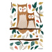 Arch samolepek 30x42 cm Owl Family – Lilipinso