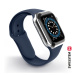 Silikonový řemínek Swissten pro Apple Watch 38-40, modrá