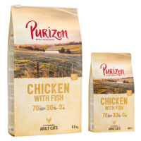 Purizon 6,5 kg + 800 g zdarma - Adult kuře & ryba - bezobilné 6,5kg + 800g zdarma