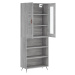 vidaXL Skříň highboard šedá sonoma 69,5 x 34 x 180 cm kompozitní dřevo