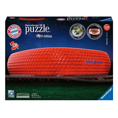 Ravensburger Allianz Arena (Noční edice) Puzzle 216 dílků