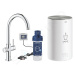 Grohe 30083001 - Dřezová baterie Duo s ohřevem vody a filtrací, zásobník M, chrom