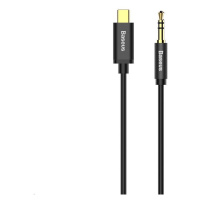 Baseus Yiven Series audio kabel USB-C / 3, 5mm Jack 1, 2m, černá