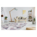 Dywany Łuszczów Kusový koberec Sion Sisal Triangles B3006A ecru/pink – na ven i na doma - 140x19