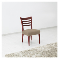 Forbyt Napínací potah na sedák židle Denia oříšková, 45 x 45 cm, sada 2 ks