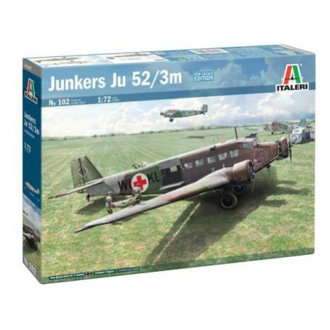 Modelová sada letadla 0102 - Ju-52/3m (1:72) Italeri