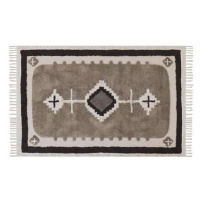 Bavlněný koberec 140 x 200 cm béžový GEYVE, 305337