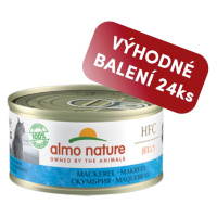 Almo Nature HFC Jelly - Makrela 70g výhodné balení 24ks