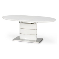 Jídelní stůl Lorax rozkládací 140-180x76x90 cm (bílá)