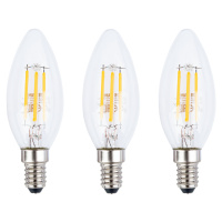 Osram Filamentová LED žárovka 2/3 kusy (svíčka 40W E14 FIL čirá)