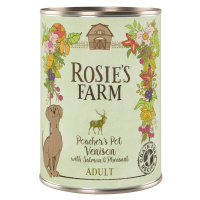 Rosie's Farm Adult 6 x 400 g - Zvěřina & bažant s lososem