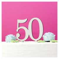 Číselný zápich do dortu 50
