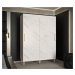 Šatní skříň Abi Calipso Marmur Barva korpusu: Bílá, Rozměry: 150 cm, Dveře: Bílý Marmur - bez zr