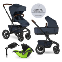 EASYWALKER - Kočárek kombinovaný Jimmey 2v1 Indigo Blue LITE AIR + KIDDY Evoluna i-size 2 + zákl