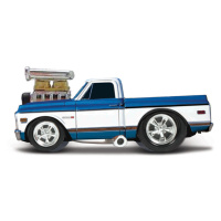 MAISTO - Muscle Machines - 1972 Chevrolet C10 Pickup, modro-bílá, 1:64