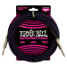 Ernie Ball Braided Instrument Cable 18' Purple Black