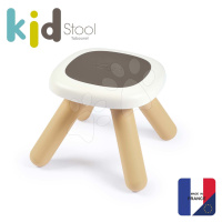 Taburetka pre deti Kid Furniture Stool Grey Smoby 2v1 šedá s UV filtrom 50 kg nosnosť 27 cm výšk