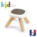 Taburetka pre deti Kid Furniture Stool Grey Smoby 2v1 šedá s UV filtrom 50 kg nosnosť 27 cm výšk