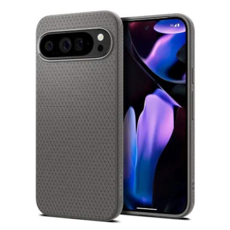 Silikonový obal na Google Pixel 9 PRO XL Spigen Liquid Air Mramorově šedý